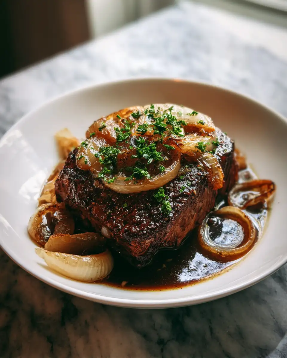 Easy Slow Cooker French Onion Roast Recipe for Tender Flavorful Meals - Featured Image
