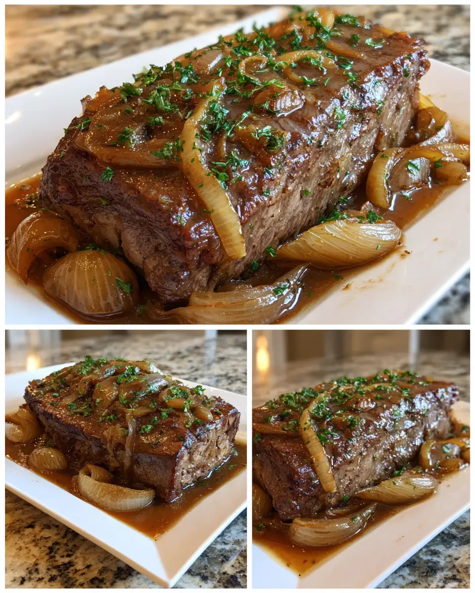 Easy Slow Cooker French Onion Roast Recipe for Tender Flavorful Meals 7 Final dish - Easy Slow Cooker French Onion Roast Recipe for Tender Flavorful Meals