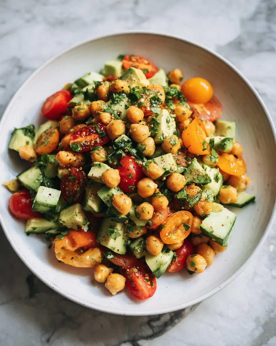 Fresh and Flavorful Chickpea Avocado Salad That Will Brighten Your Day - Featured Image