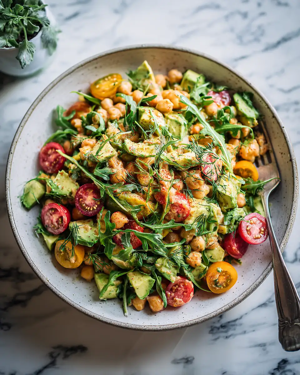 Fresh and Flavorful Chickpea Avocado Salad That Will Brighten Your Day 7 Final dish - Fresh and Flavorful Chickpea Avocado Salad That Will Brighten Your Day