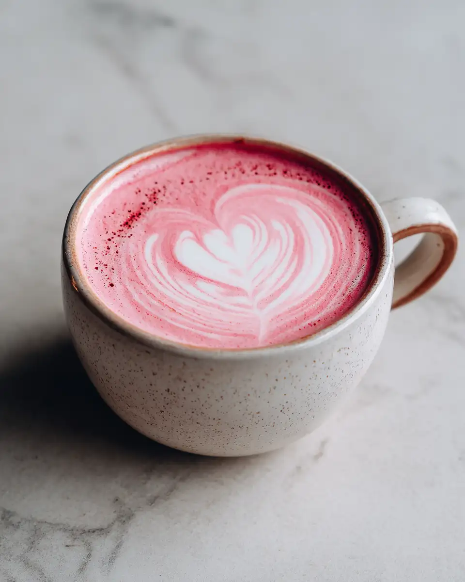 How to Make Pink Latte The Perfect Blend of Flavor and Color 7 Final dish - How to Make Pink Latte The Perfect Blend of Flavor and Color