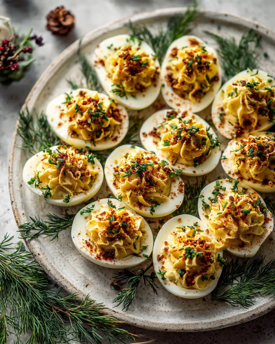 Final dish - Festive Flair: Irresistible Christmas Deviled Eggs to Delight Your Holiday Table