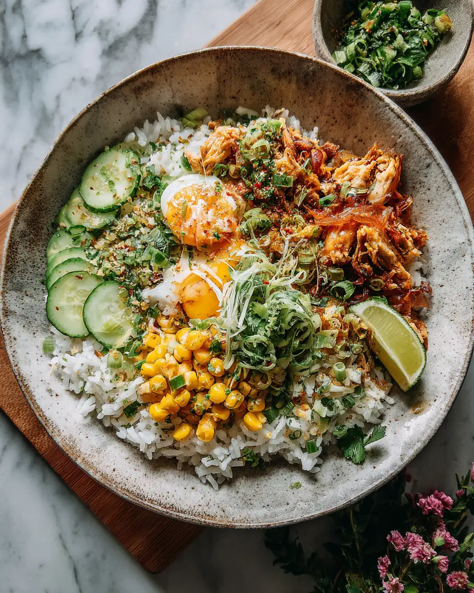 Savory Chicken Rice Bowl with a Zesty Street Corn Twist - Featured Image
