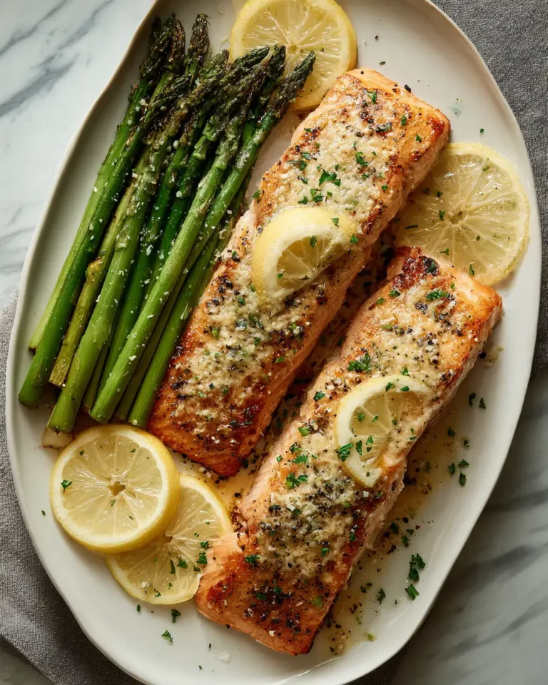 Irresistible Sheet Pan Lemon Garlic Butter Salmon Recipe for Easy Dinners - Featured Image