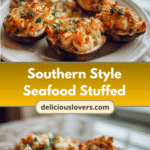 Southern Style Seafood Stuffed Sensations: A Taste of Coastal Comfort