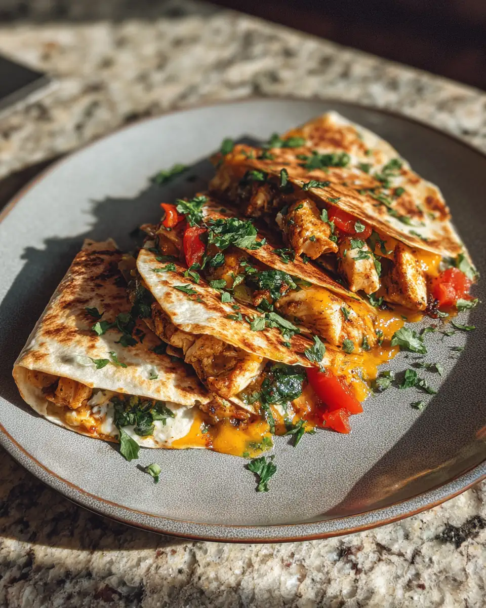 Sizzling Cheesy Hot Honey Chicken Quesadillas That Will Ignite Your Taste Buds 7 Final dish - Sizzling Cheesy Hot Honey Chicken Quesadillas That Will Ignite Your Taste Buds