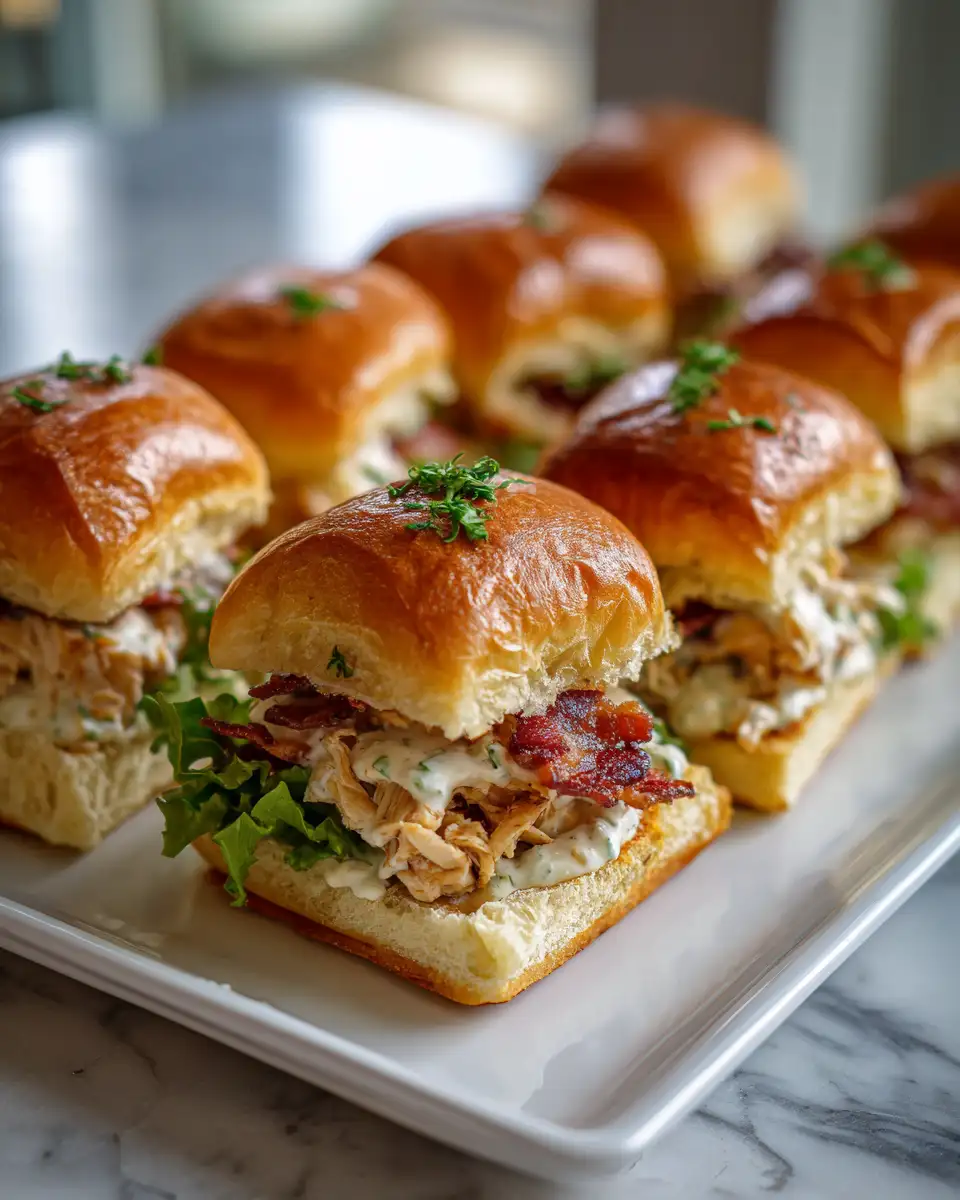 Irresistible Chicken Bacon Ranch Sliders for Your Next Gathering - Featured Image