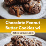 Irresistible Chocolate Peanut Butter Cookies with Gooey Caramel Delight