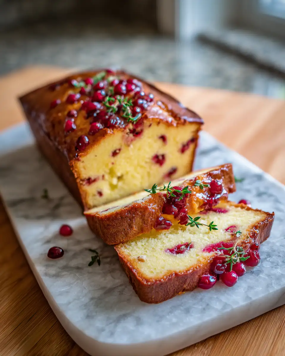 Irresistible Cranberry Cream Cheese Pound Cake Recipe You Need to Try 7 Final dish - Irresistible Cranberry Cream Cheese Pound Cake Recipe You Need to Try