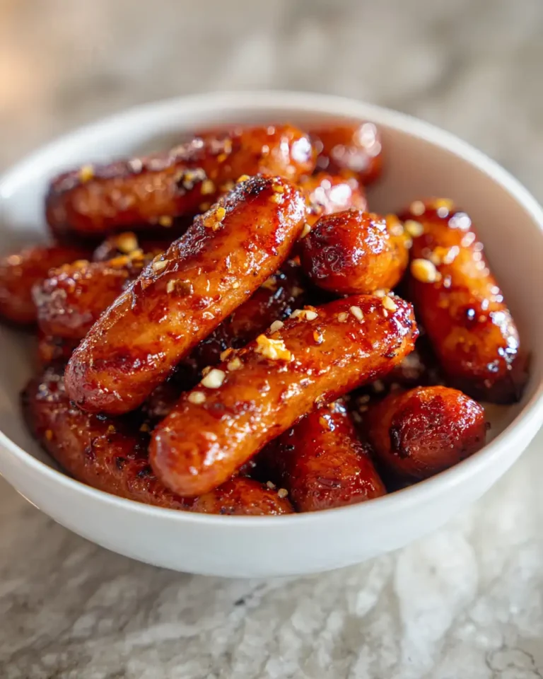 Fiery Flavor Explosion: Spicy Hot Honey Garlic Lil Smokies Delight - Featured Image