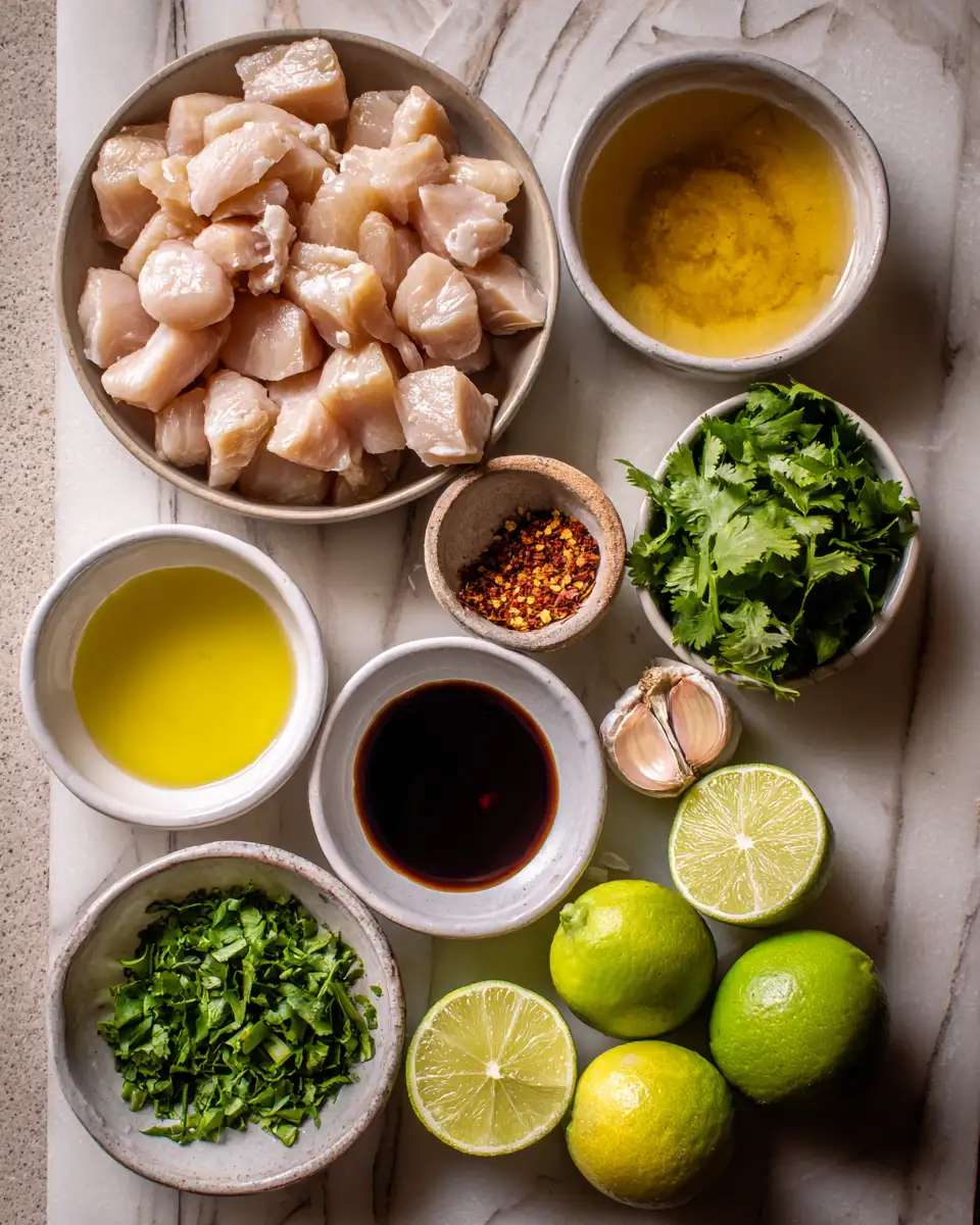 Ingredients for Zesty Delights: Tangy Honey Lime Chicken for a Flavorful Feast