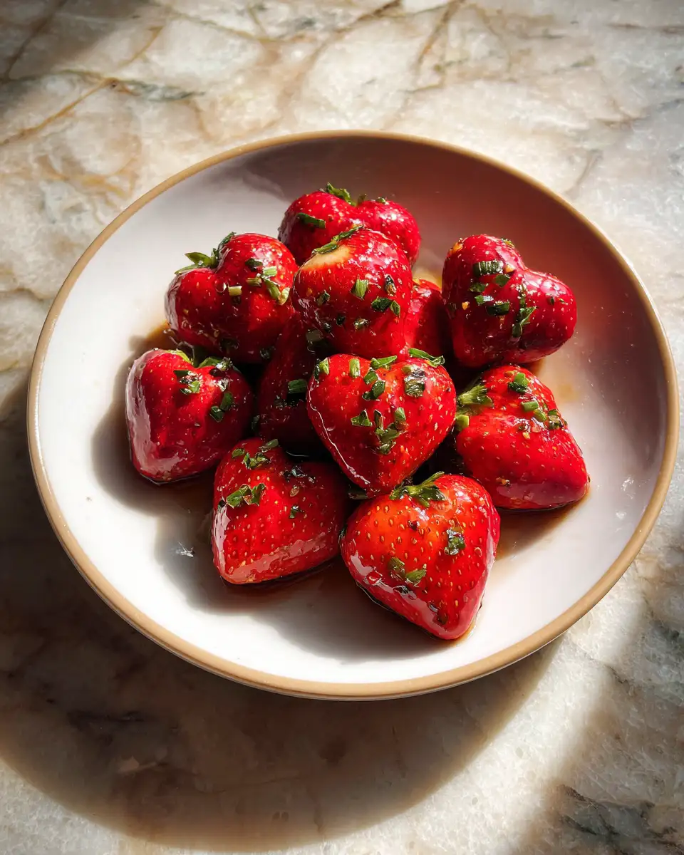 Final dish - Deviled Strawberry Hearts: A Sweet and Spicy Twist for Your Taste Buds