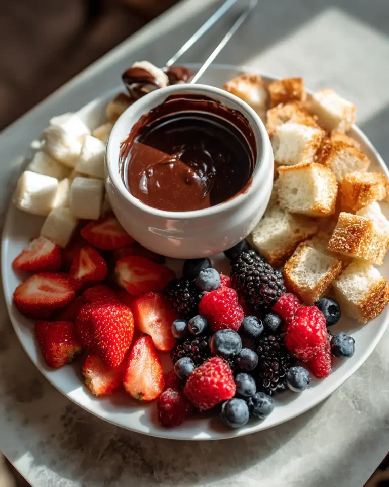 Decadent Delights: Fondue for Two with Chocolate & Berries - Featured Image