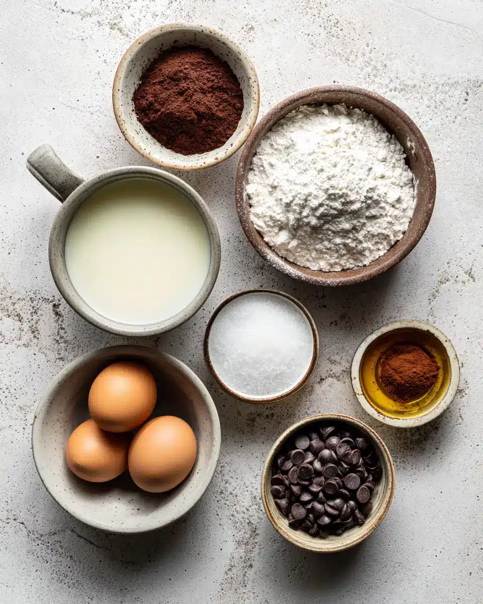 Ingredients for Love-Struck Lava Mug Cake: A Molten Delight to Melt Your Heart