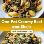 One-Pot Creamy Beef and Shells Recipe for Effortless Comfort Food
