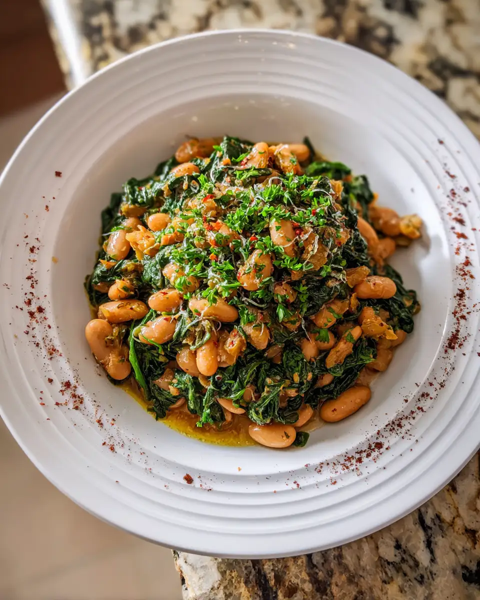 Final dish - Hearty and Healthy Spinach and White Beans Recipe You’ll Love