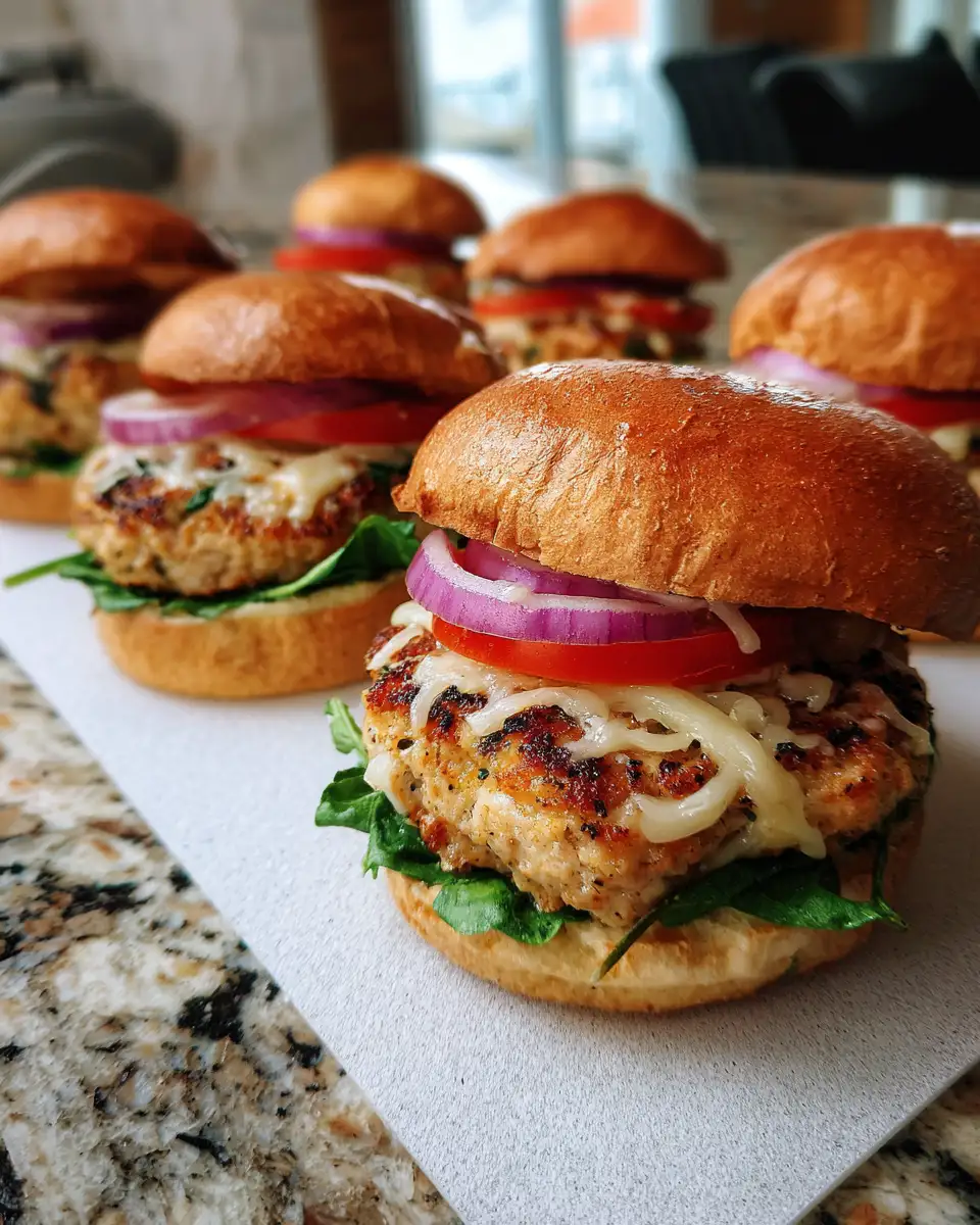 Ingredients for Mouthwatering White Cheddar and Spinach Chicken Burgers You Have to Try